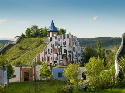 Blick auf Therme Blumau