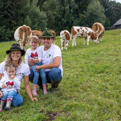 Familie Verhonig vom Biohof Maritsch