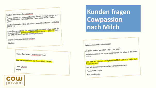 Konsumten:innen Zitate zu Milchkonsum