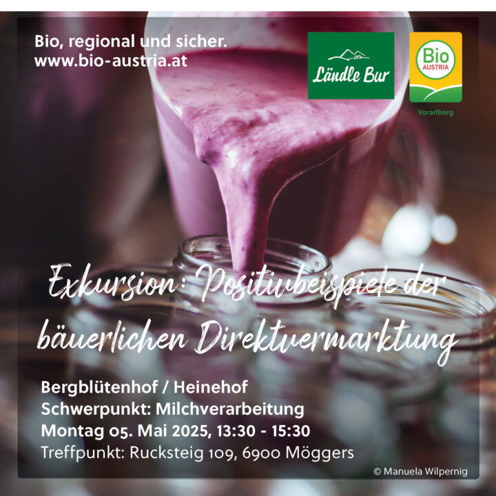 Einladung DVExkursion Vbg, mit Joghurt im Hintergrund