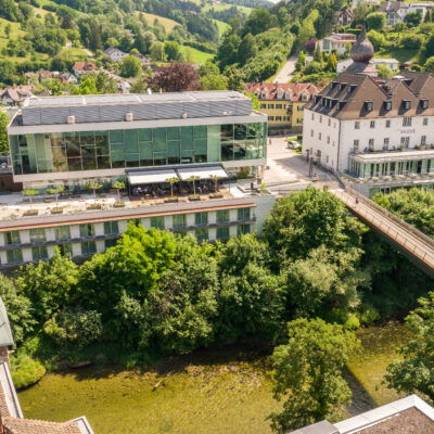 Drohnenbild_Schloss an der Eisenstraße