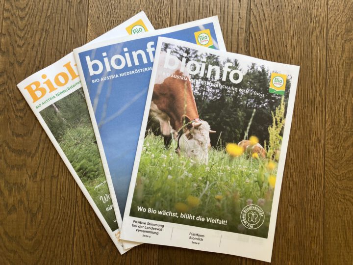 © BIO AUSTRIA NÖ und Wien Titelblätter BioInfo Mai 2025