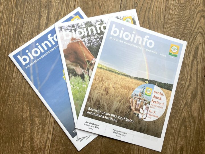 © BIO AUSTRIA Titelblatt Zeitschriften Bioinfo