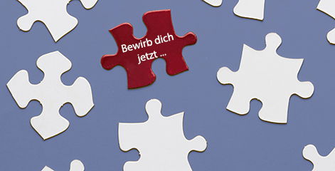 Bewirb dich Puzzleteile