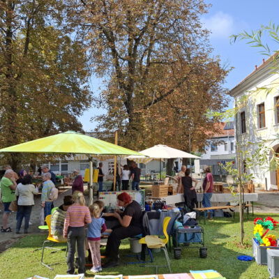 Kinderschminken am Biofest Frauenkirchen