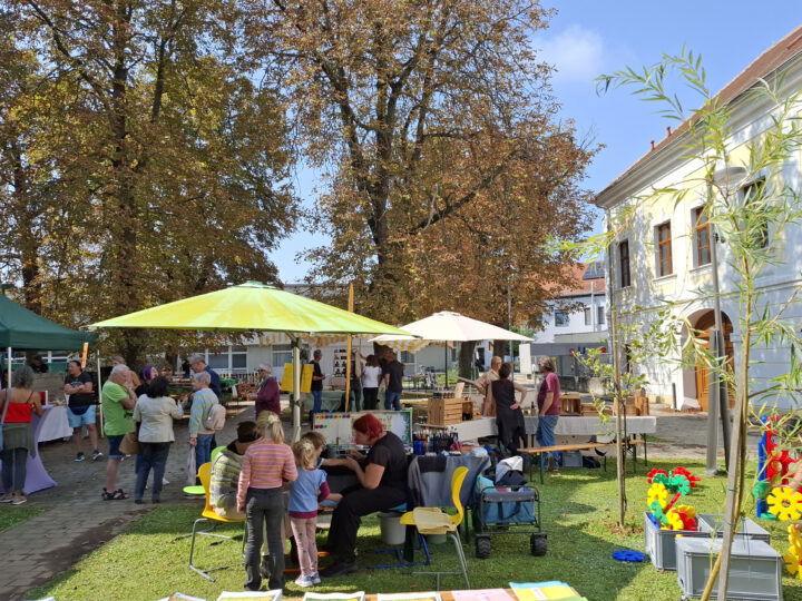 Kinderschminken am Biofest Frauenkirchen