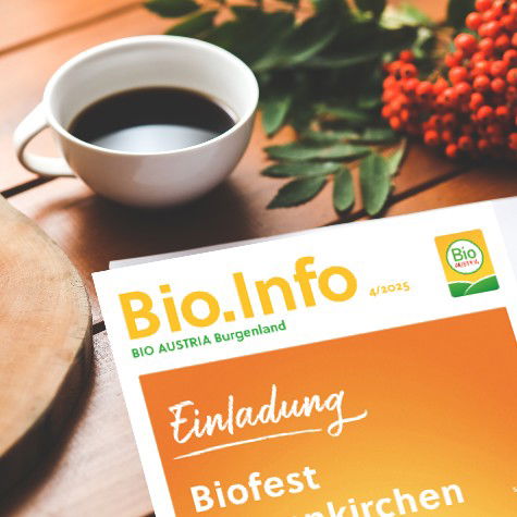 Kaffeetasse mit Bio.Info