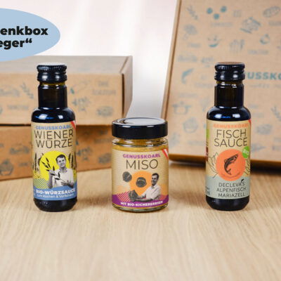 © GENUSSKOARL Wiener Würze, MISO, Fischsauce