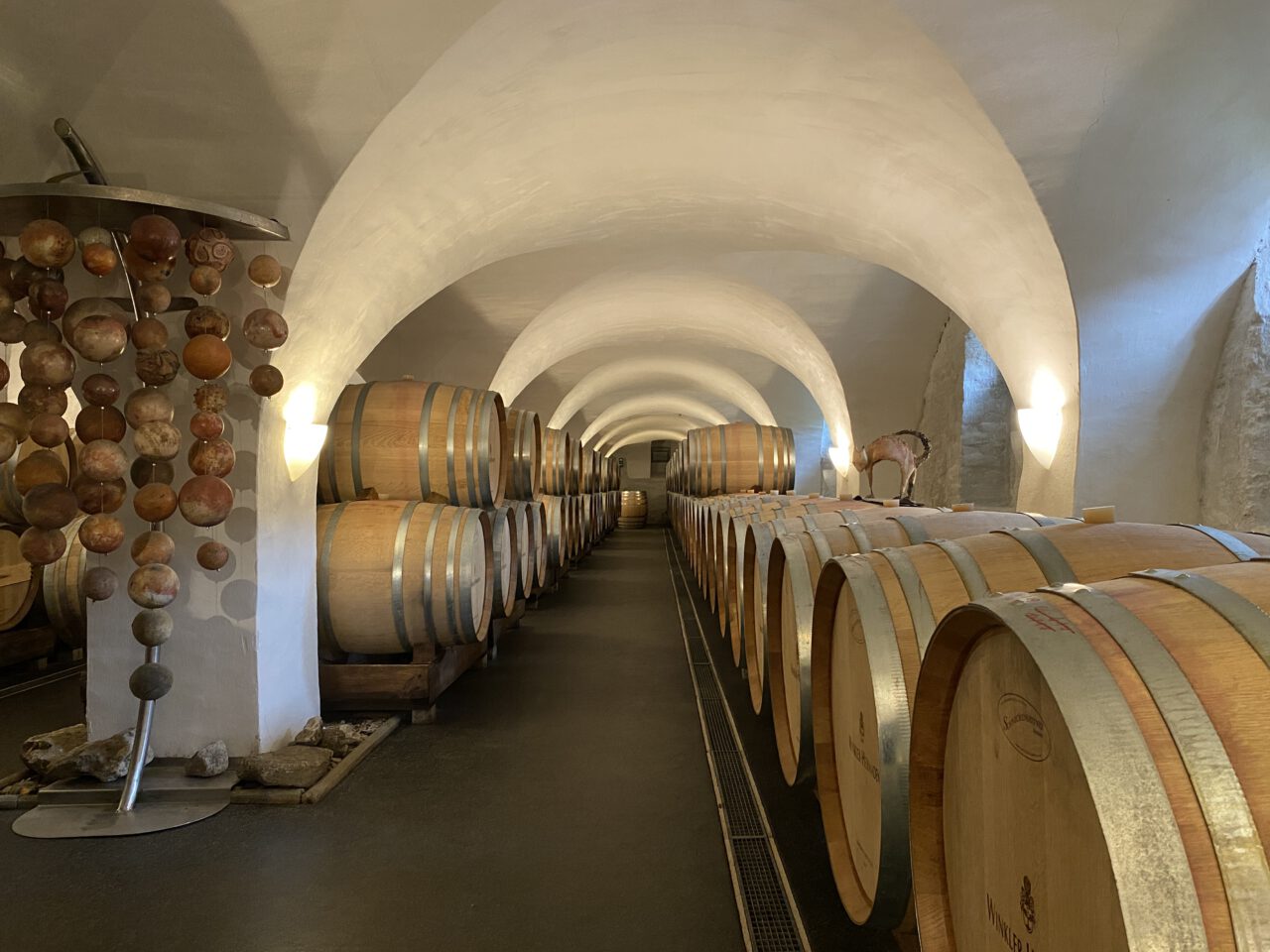 Weinkeller am Weingut Winkler-Hermaden