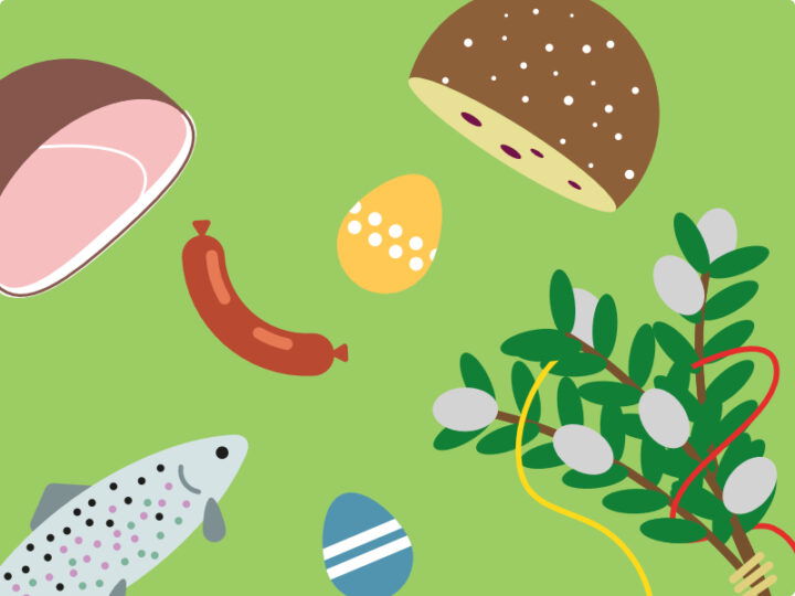 Osterspezialitäten vom Bio-Bauernmarkt