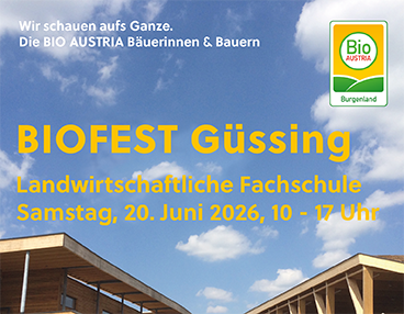 Beitragsbild Biofest Güssing 2026