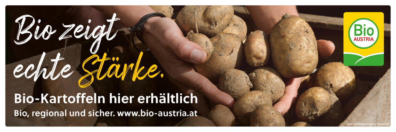 Werbebanner Bio-Kartoffel