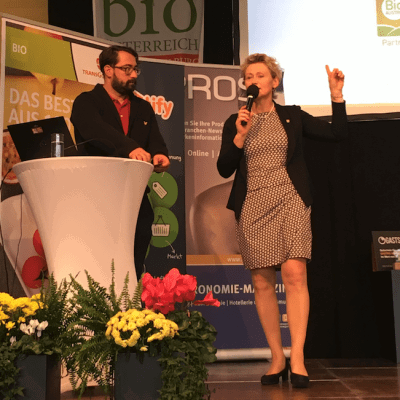 Reden bei BIO GASTRO TROPHY 2018 Verleihung Veranstaltung