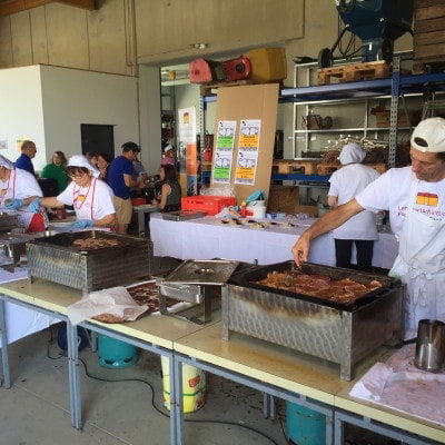 Essensstand am Biofest Güssing 2016