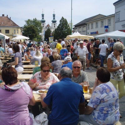 Besucher des Biofestes in Frauenkirchen 2016